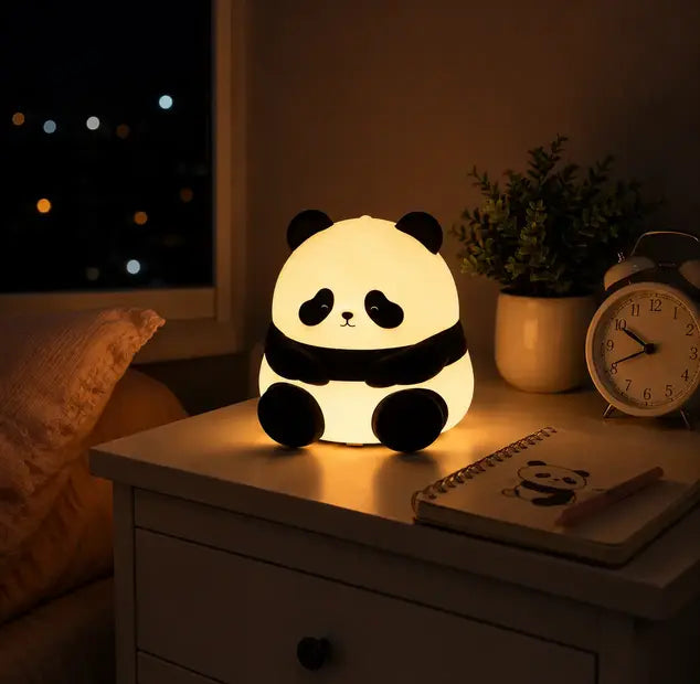 Cute Panda Silicone Night Light