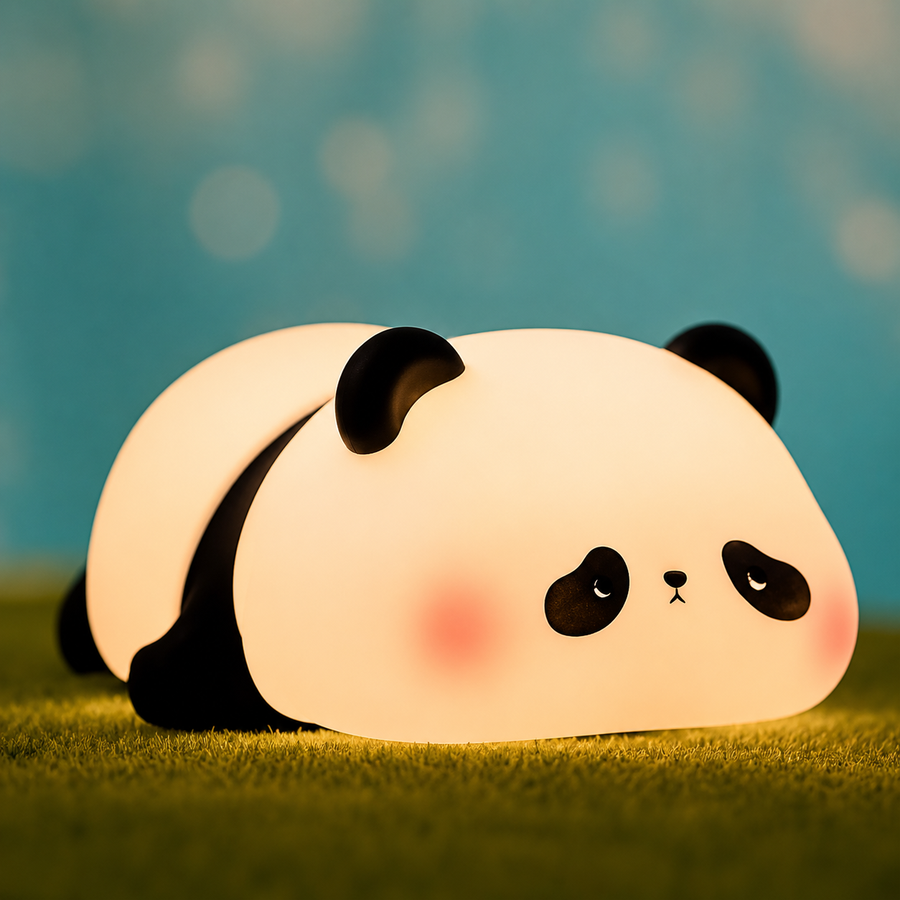 Cute Panda Silicone Night Light