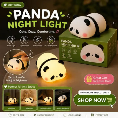 Lovely Panda Silicone Lamp