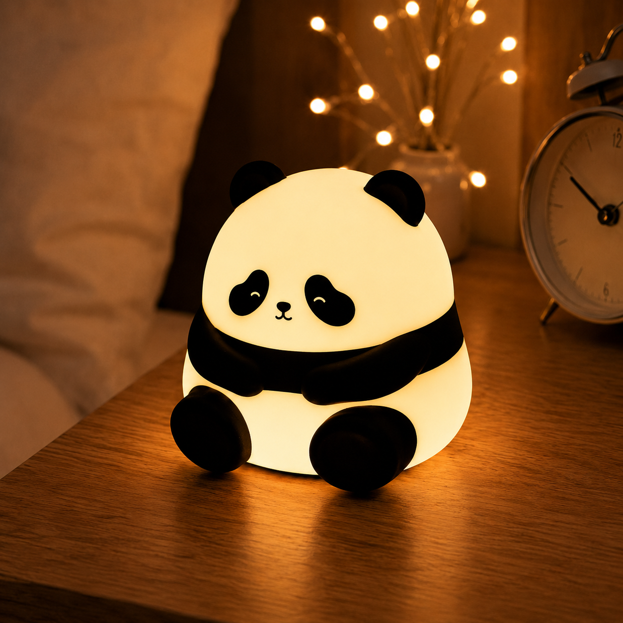 Cute Panda Silicone Night Light