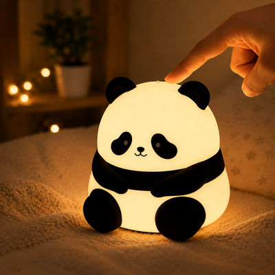 Cute Panda Silicone Night Light
