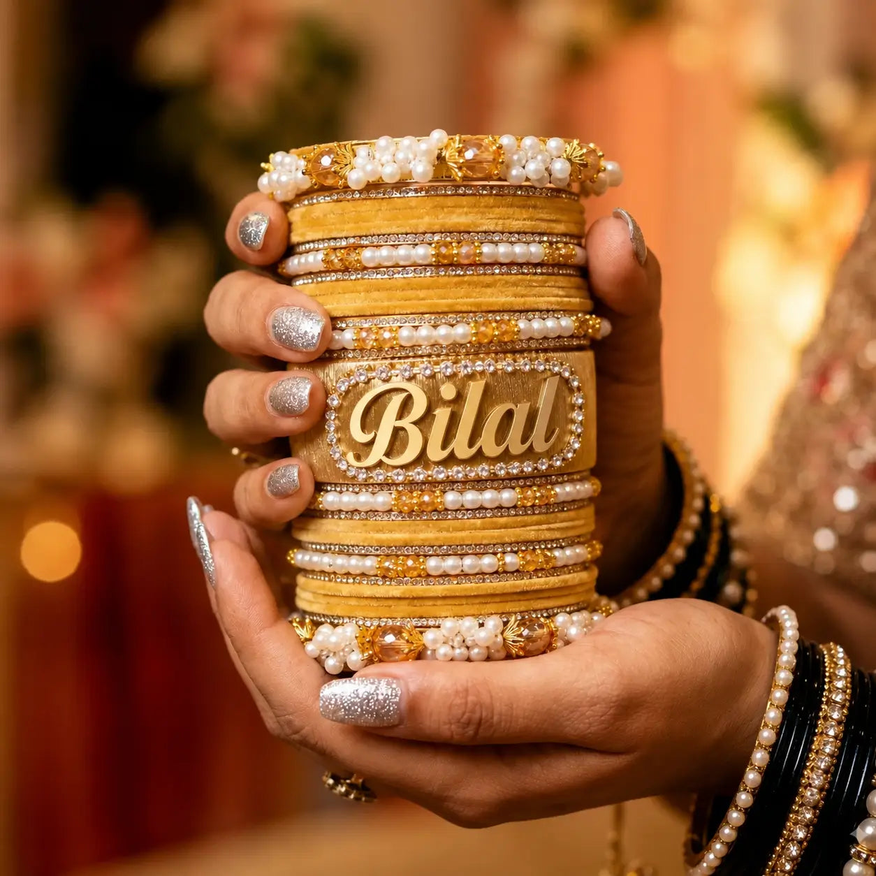 Custom Name Bangles for Women – Personalized Gift Pakistan