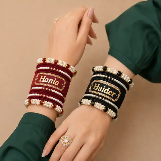 Customize Name Bridal Bangles