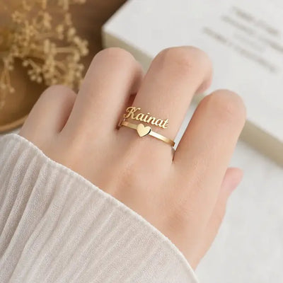 Customized Name Ring