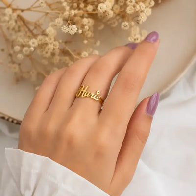 Customized Name Ring