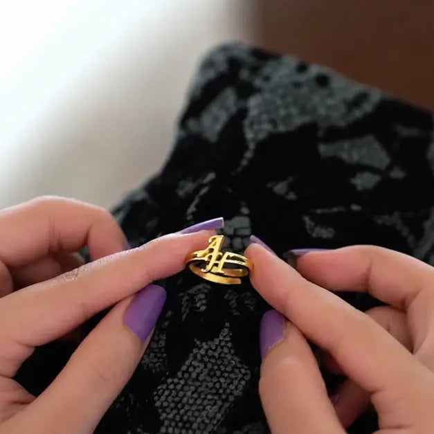 Engraved Name Ring