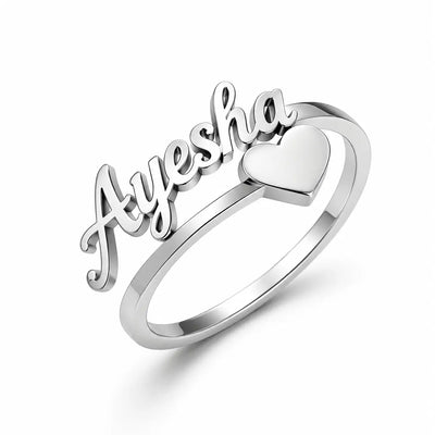 Customized Name Ring