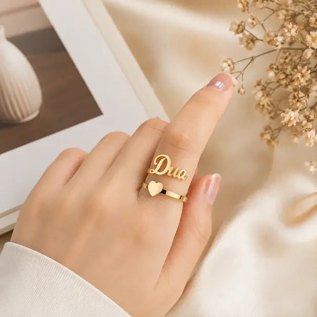 Engraved Name Ring