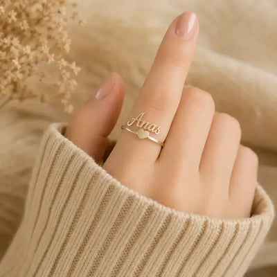 Customized Name Ring