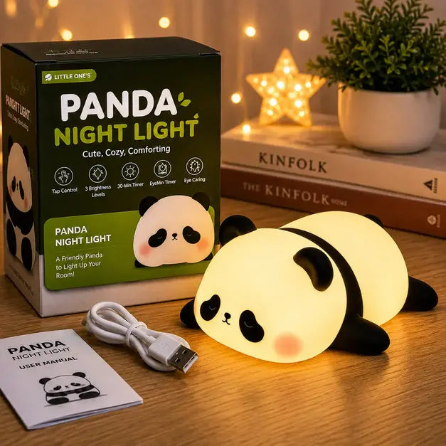 Lovely Panda Silicone Lamp