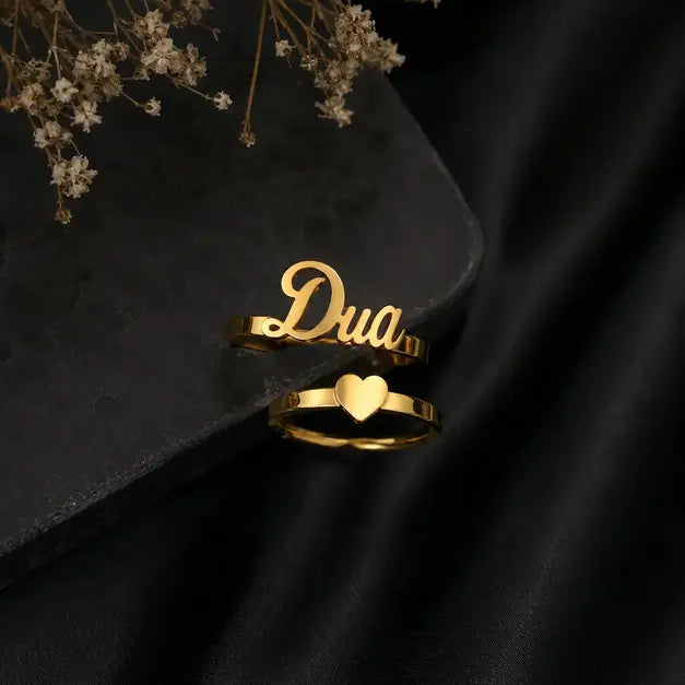 Customized Name Ring