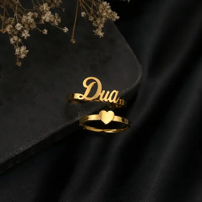 Customized Name Ring